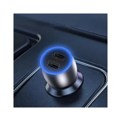Incarcator auto XO SMART Quick Charge PD 40W Type C cu cablu Lightning compatibil iPhone negru 1 m — imaginea 2