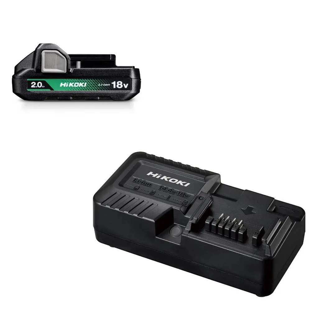 Incarcator Hikoki Powerpack UC18YKSL + 1 acumulator Li-ion, 18 V, 2 Ah