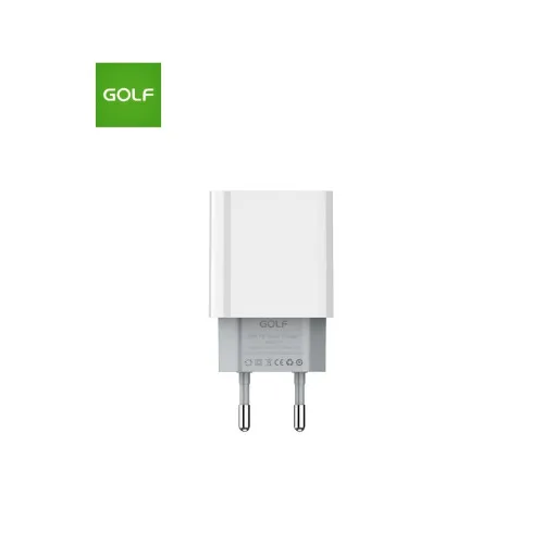 Incarcator retea 30W 3A 1xType-C alb Golf — imaginea 2