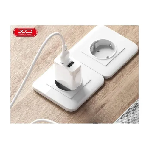 Incarcator retea cu cablu Micro USB inclus 2.4A 1 port USB alb 1 m 100-240V — imaginea 3