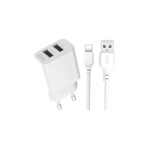 Incarcator retea cu cablu Type C inclus 2.4A 1 port USB alb 1 m 100-240V