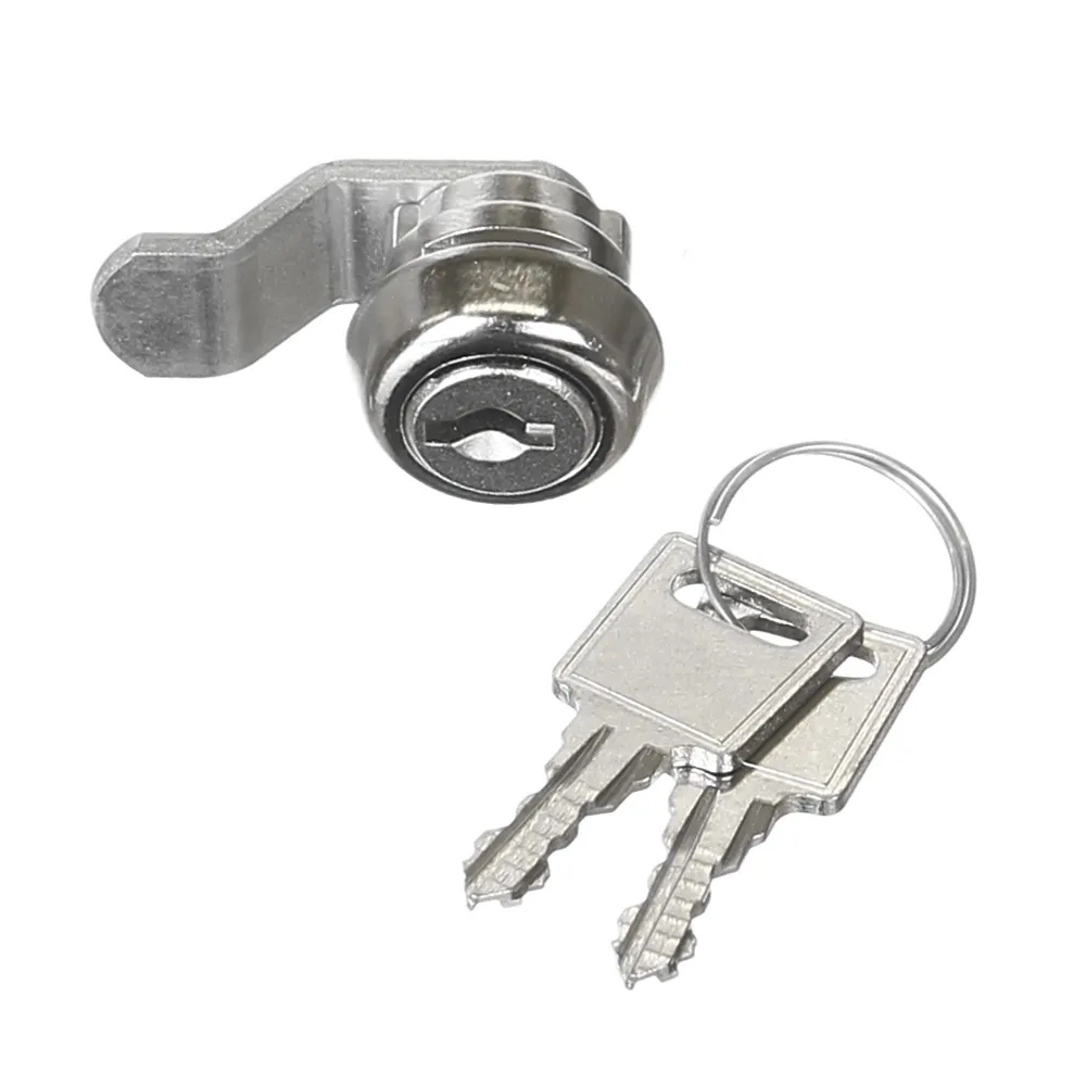 Incuietoare incastrata pentru mobila, cu cama cotita, 2 chei