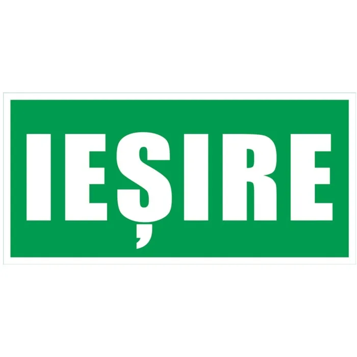 Indicator iesire RO Sun Prints, autocolant, 19 x 9 cm