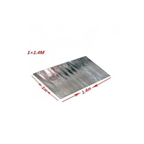 Insonorizant auto aluminiu cu adeziv grosime 20mm 1.4m x 1m