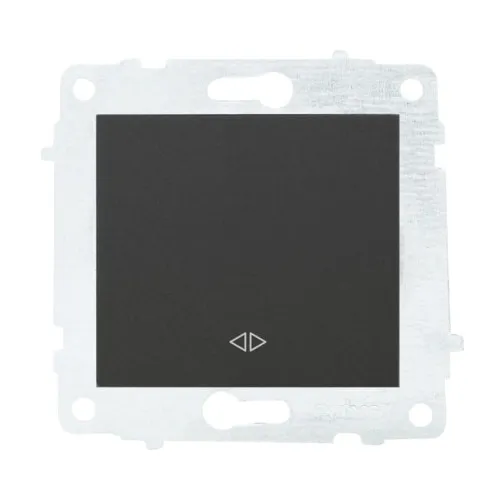 Intrerupator cruce Ovivo Quantum, negru