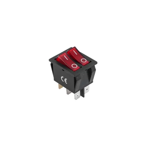 Intrerupator dublu cu Led On - Off 16A