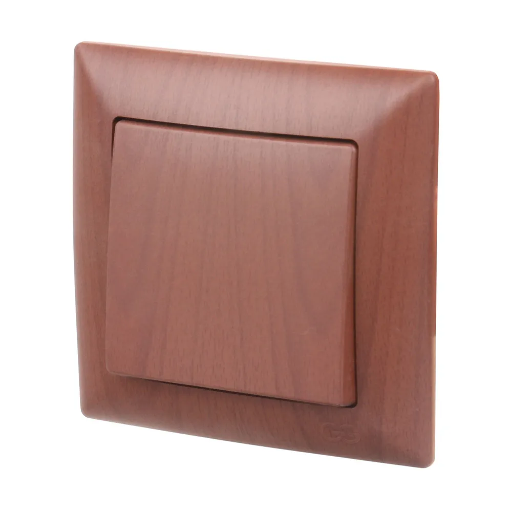 Intrerupator simplu Gunsan Visage, clasic, IP20, wenge