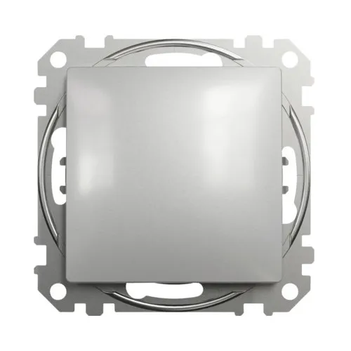 Intrerupator simplu Schneider Sedna Design, aluminiu