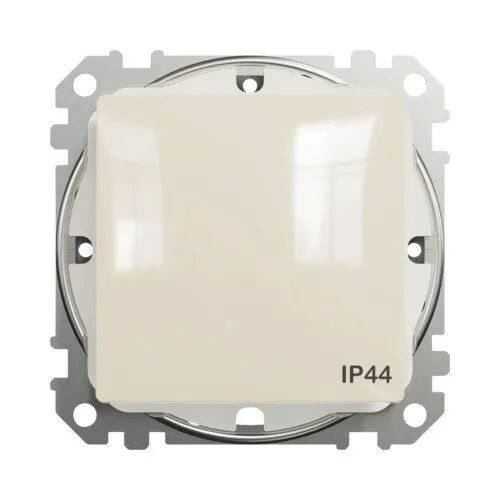 Intrerupator simplu Schneider Sedna Design, protectie la umiditate IP44, alb