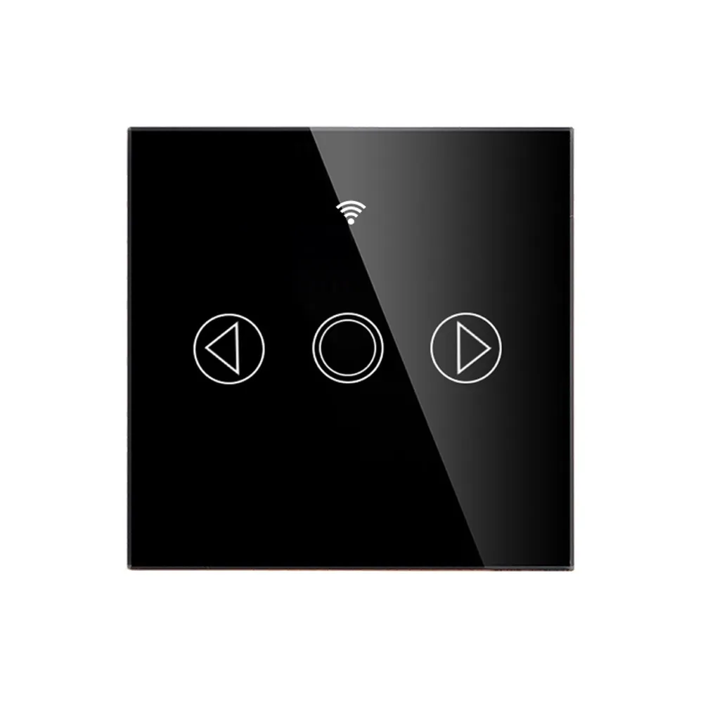 Intrerupator smart Wi-fi cu variatie, negru