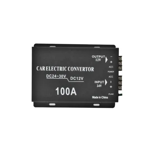 Invertor 100A 24V-12V varf putere 100A consum continuu 60A