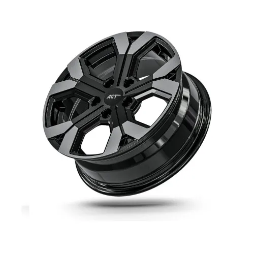Jante AGT 17x6.5 ET32 5x114.3 diamond cut compatibile Dacia Renault Nissan Toyota Cod: AGT 17260-2396 — imaginea 4
