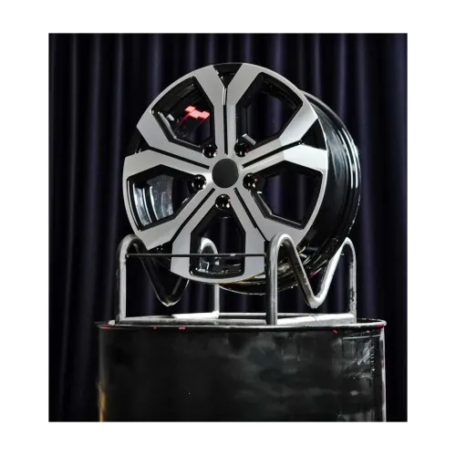 Jante AGT 17x6.5 ET40 5x114.3 negru polish compatibile Dacia Renault Nissan Toyota Cod: AGT 17260-1491 — imaginea 3