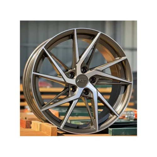 Jante AGT 18x8 ET35 5x112 bronz polish mat compatibile Audi BMW Volkswagen Mercedes Skoda Seat Cod: AGT 18259-0110 — imaginea 3