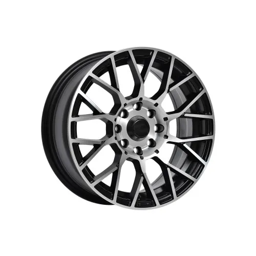 Jante auto PDW 14x6 4x100 ET30 negru lucios polish compatibile Dacia Renault Opel Volkswagen