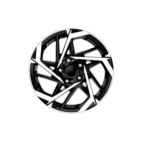 Jante DY1036 KM 16x6.5 5x114.3 ET35 diamond cut compatibile Dacia, Renault, Nissan, Toyota — imaginea 2