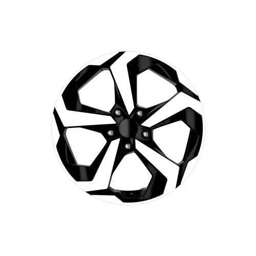 Jante DY1237 KM 17x7.5 5x114.3 ET40 diamond cut compatibile Dacia, Renault, Nissan, Toyota — imaginea 2