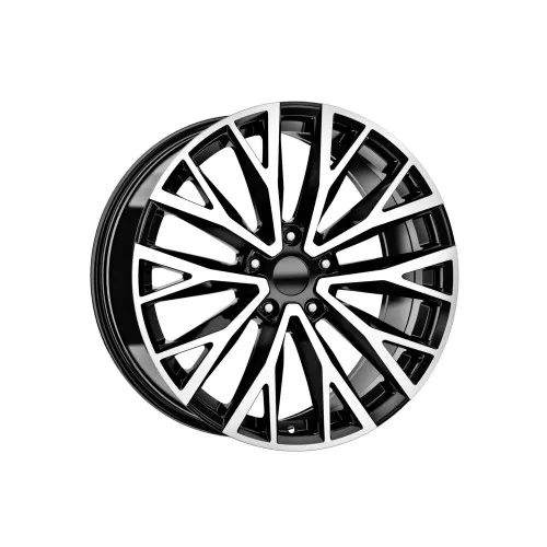 Jante DY1289 KM 19x8.5 5x108 ET45 negru polish diamond cut compatibile Ford Jaguar Land Rover Volvo