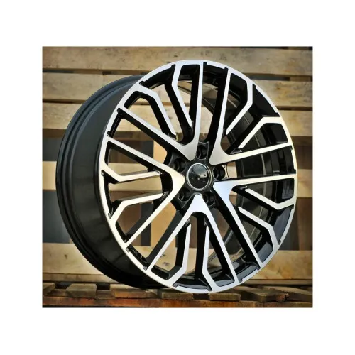 Jante DY1647 KM 17x7.5 5x100 ET40 negru polish diamond cut compatibile Skoda Volkswagen Audi Seat — imaginea 4