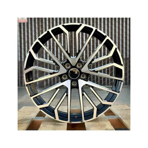 Jante DY1647 KM 17x7.5 5x100 ET40 negru polish diamond cut compatibile Skoda Volkswagen Audi Seat — imaginea 5