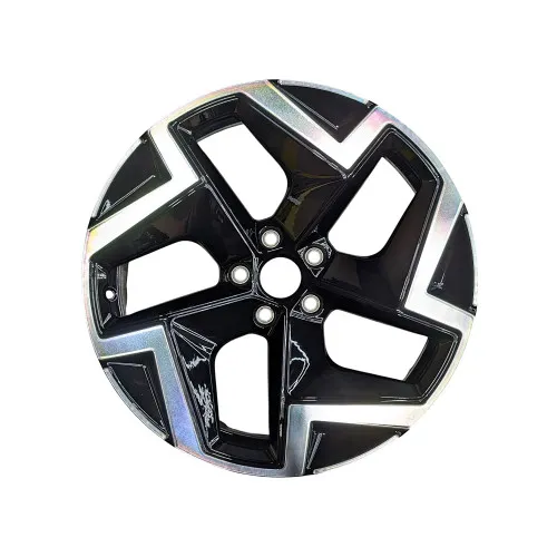 Jante DY1668 KM 18x8 5x112 ET40 diamond cut compatibile Volkswagen Audi Seat Skoda Cupra — imaginea 2