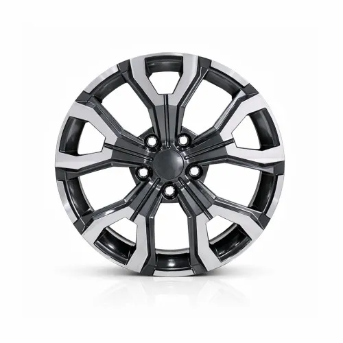 Jante DY1887 GM/LD KM 17x7 5x114.3 ET35 gri antracit polish compatibile Dacia, Renault, Nissan, Toyota, Subaru, Honda, Lexus — imaginea 2