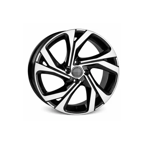 Jante DY253 KM 16x6.5 4x100 ET35 negru polish compatibile Dacia, Renault, Opel, Nissan, Toyota, Subaru, Honda, Lexus — imaginea 2
