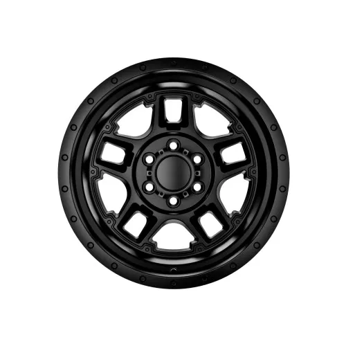 Jante DY306 KM 16x10 6x139.7 ET-50 negru mat compatibile Ford, Toyota, Nissan, Mitsubishi — imaginea 2