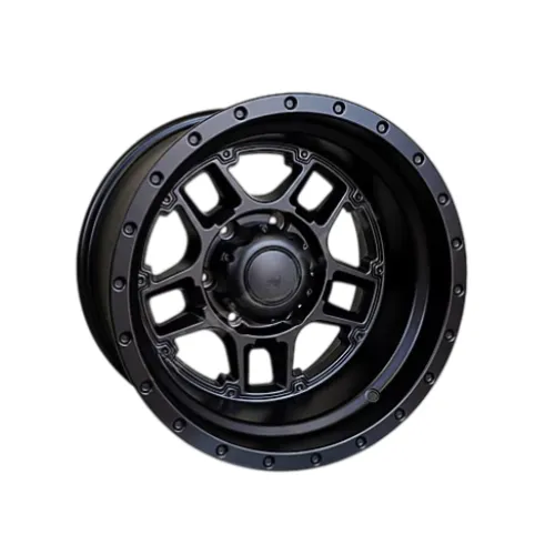 Jante DY306 KM 16x10 6x139.7 ET-50 negru mat compatibile Ford, Toyota, Nissan, Mitsubishi — imaginea 3