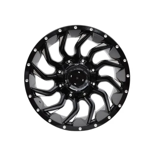 Jante DY481 KM 20x9 6x139.7 ET0 negru argintiu compatibile Ford Toyota Nissan Mitsubishi — imaginea 2