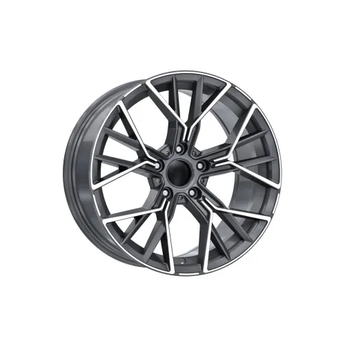 Jante DY710 KM 20x8.5 20x9.5 5x112 compatibile BMW 5x112 gri antracit diamond cut