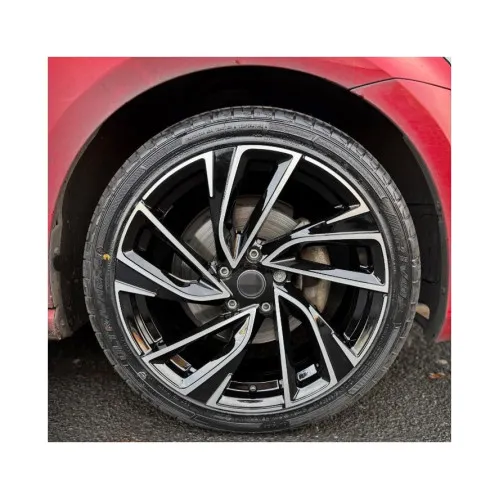 Jante DY726 KM 16x7 5x100 ET35 negru polish diamond cut compatibile Skoda Volkswagen Audi Seat — imaginea 4