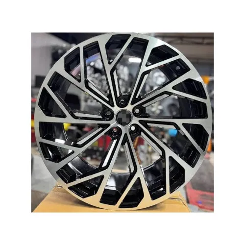 Jante DY819 KM 19x8.5 5x112 ET40 negru polish compatibile Audi — imaginea 5