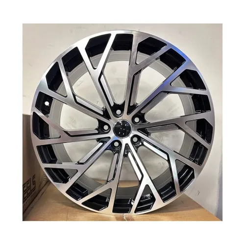 Jante DY819 KM 19x8.5 5x112 ET40 negru polish compatibile Audi — imaginea 4