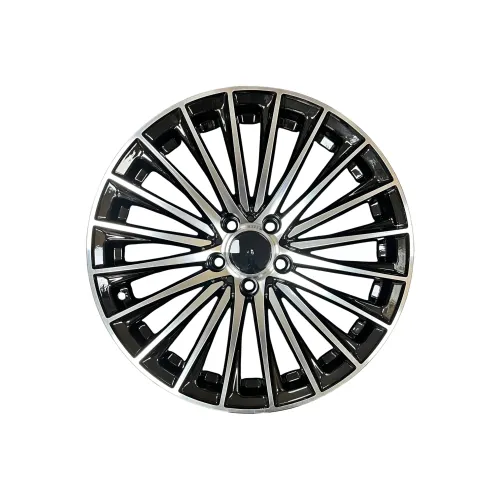Jante DY987 KM 17x7.5 5x112 ET35 negru polish compatibile Mercedes, Volkswagen, Audi, Seat, Skoda, Cupra — imaginea 3