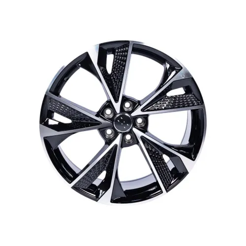 Jante PDW 18x8 5x112 ET38 negru polish diamond cut compatibile Audi, BMW, Volkswagen, Mercedes, Skoda, Seat, Cupra (NX) — imaginea 2