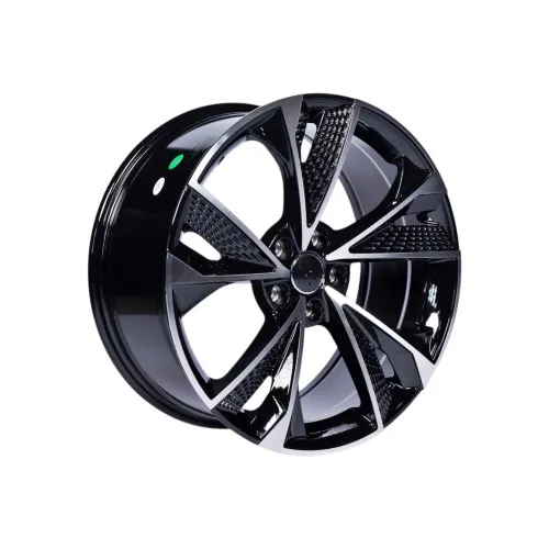 Jante PDW 18x8 5x112 ET38 negru polish diamond cut compatibile Audi, BMW, Volkswagen, Mercedes, Skoda, Seat, Cupra (NX)