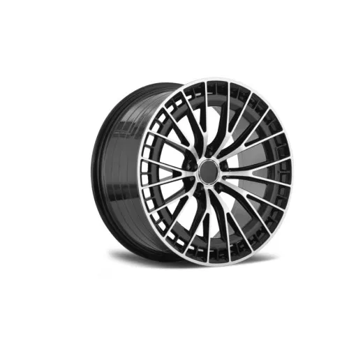 Jante PDW 19x8 fata 19x9 spate 5x112 ET45 ET60 negru polish compatibile Mercedes / FF957461990-98