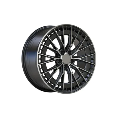 Jante PDW 19x8 fata 19x9 spate 5x112 ET45 ET60 negru polish compatibile Mercedes / FF957461990-98 — imaginea 2