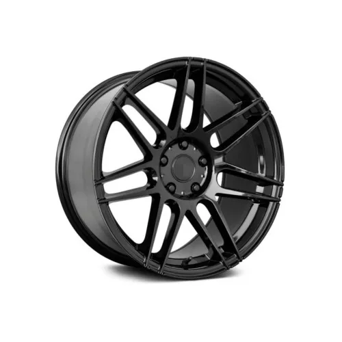 Jante PDW 19x9 fata 19x10 spate 5x112 ET45 ET36 negru lucios compatibile Audi, BMW, Volkswagen, Mercedes, Skoda, Seat, Cupra / 95285R05