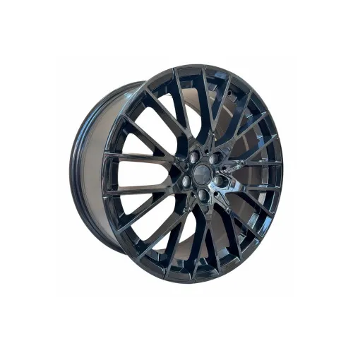 Jante PDW 20x8.5 fata 20x10 spate 5x112 ET25 ET33 negru lucios compatibile BMW / LA5408R92 — imaginea 4