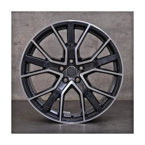 Jante PDW 20x9 5x112 ET37 negru polish compatibile Audi NX — imaginea 3