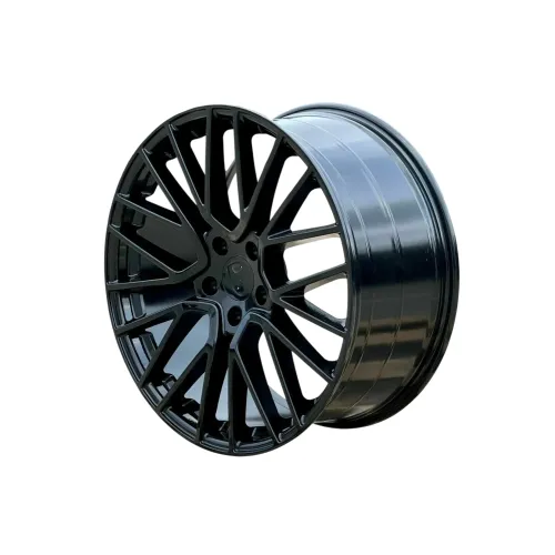Jante PDW 20x9 fata 20x10.5 spate 5x130 ET50 ET64 negru lucios compatibile Porsche NX / LA5413R92 NX — imaginea 3