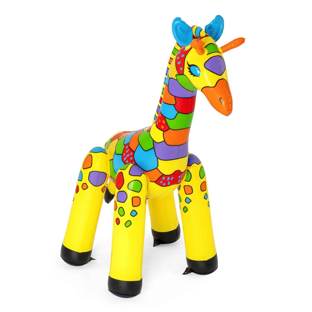 Jucarie gonflabiIa pentru copii, de apa, Bestway Girafa 52384, 142 x 104 x 198 cm, confectionata din PVC rezistent