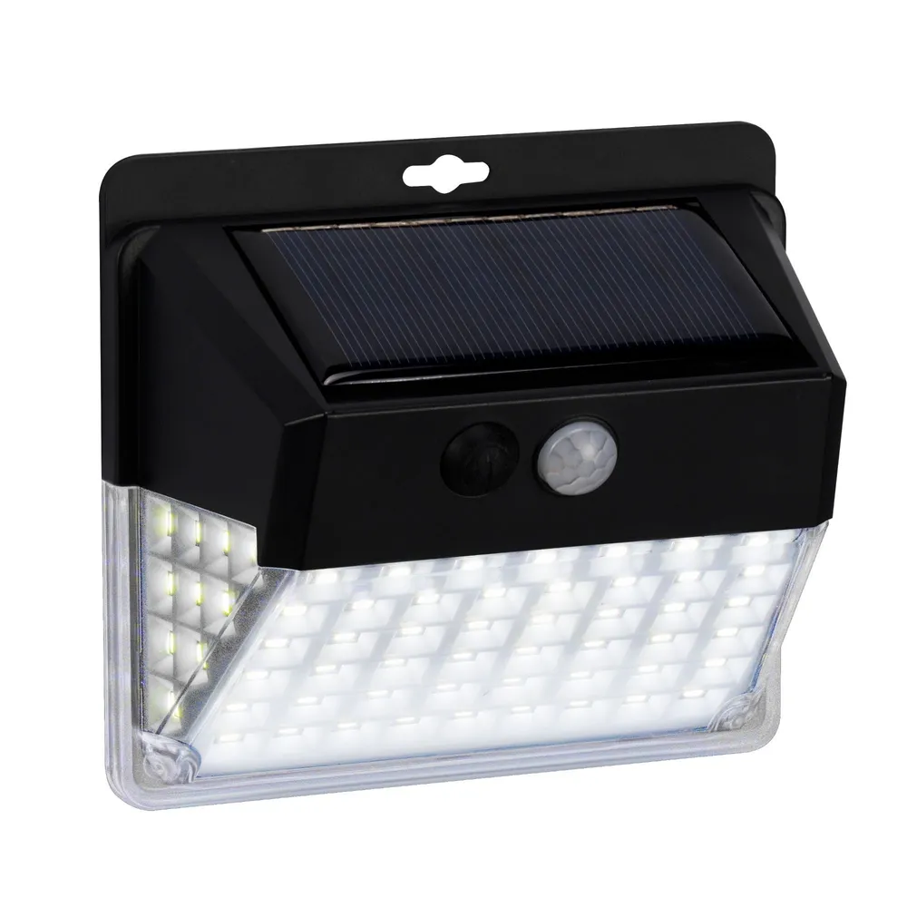 Kit 2 aplice solara Begur, 200 lm, lumina rece, IP44, senzor de miscare