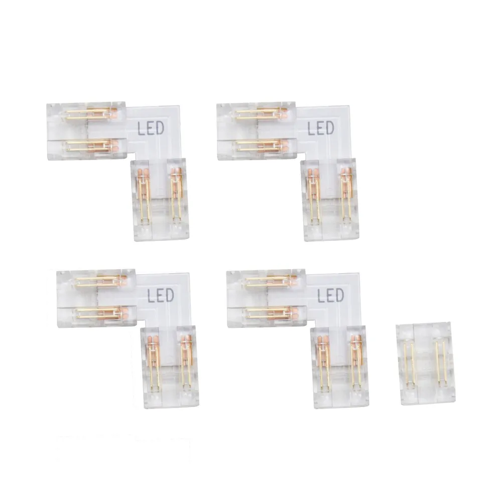 Kit 5 conectori Cutflexi, 4 conectori de colt, 1 conector plat