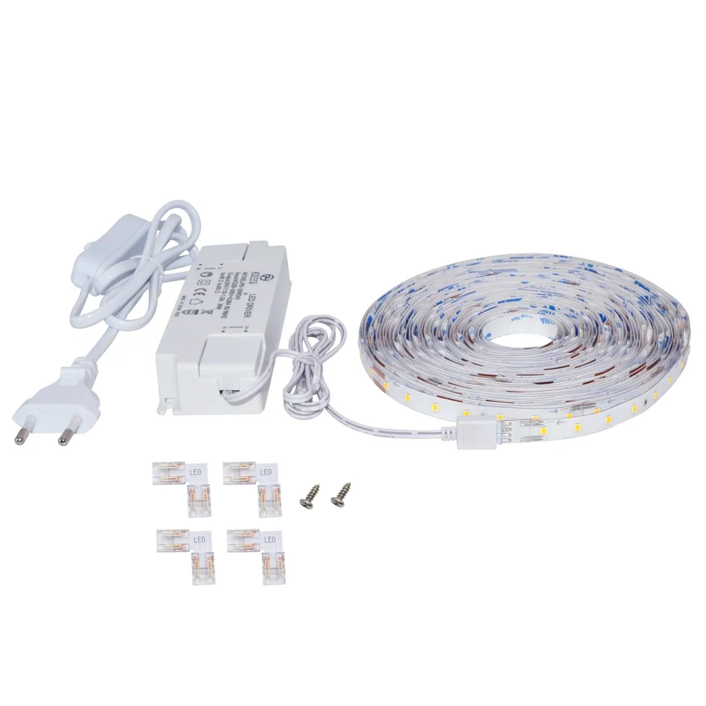 Kit banda LED Cutflexi, 10m, 600 lm/m, lumina neutra