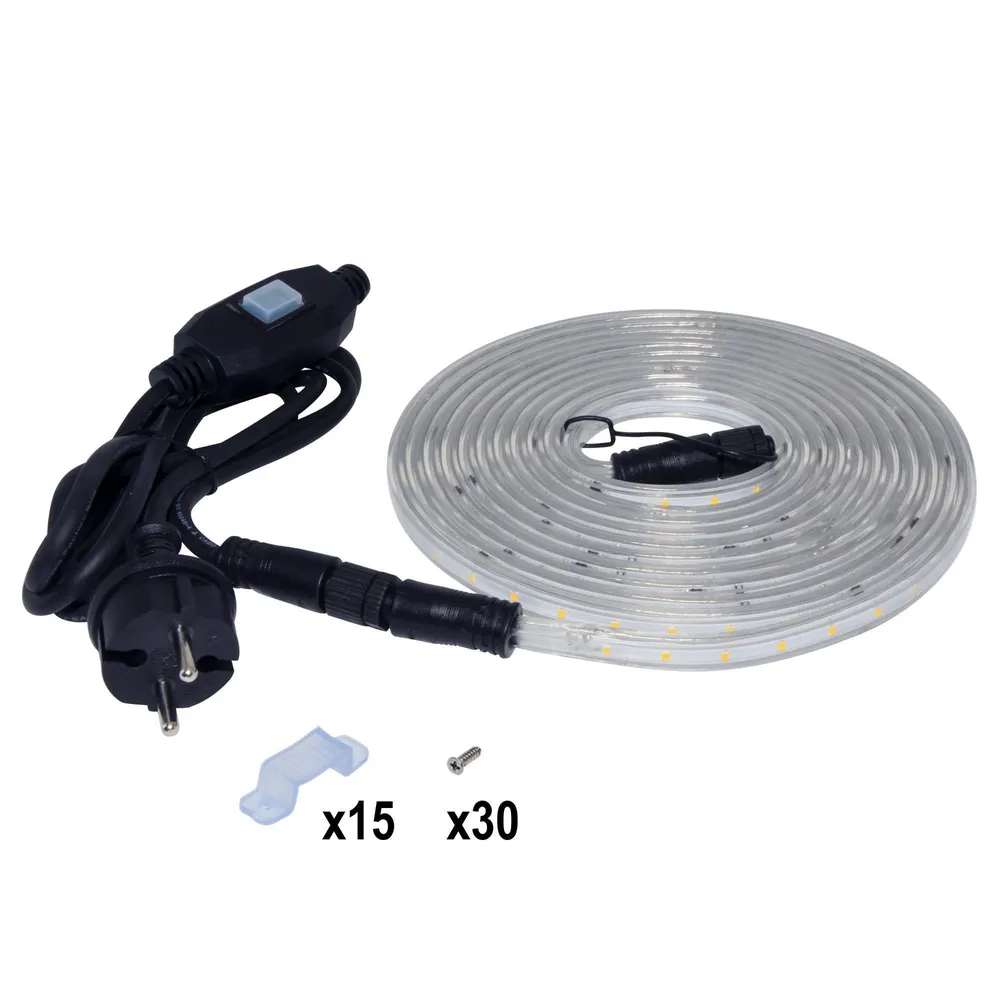 Kit banda LED Flexout, 5m, 1000 lm/m, lumina neutra, IP44