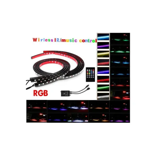 Kit banda LED SMD sub masina cu telecomanda / FS-001 — imaginea 2