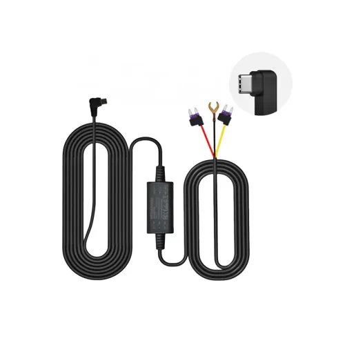 Kit cablu alimentare 3.5 metri si monitorizare miscare pentru camere auto DVR Type C